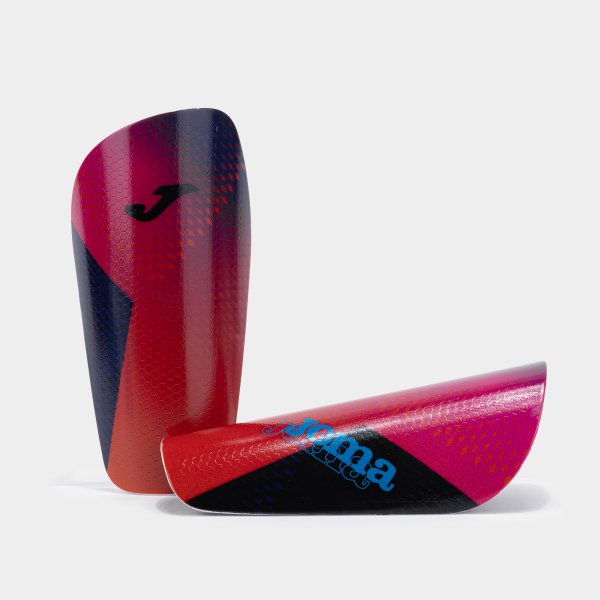 Ščitniki J-PRO SHIN GUARDS FLUOR CORAL YELLOW fluorescentno koralna rdeča