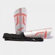 J-PRO SHIN GUARDS GREY FLUOR CORAL GREY