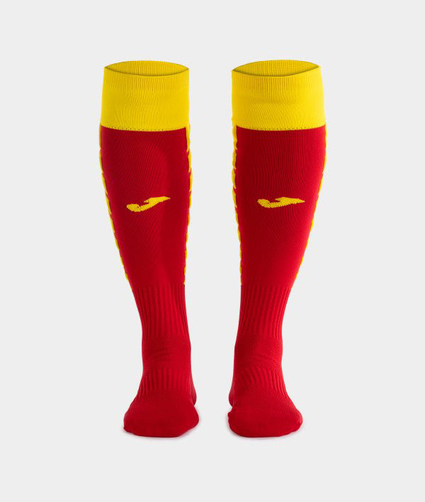 Nogavice J-PRO SOCKS rdeča rumena