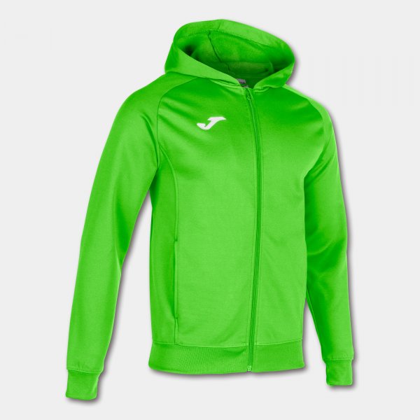 Zgornji del / jakna s kapuco MENFIS HOODED JACKET fluorescentno zelena