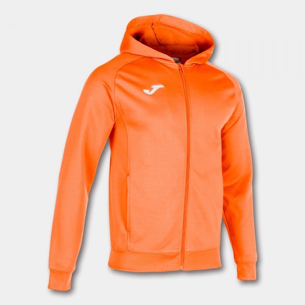 Zgornji del / jakna s kapuco MENFIS HOODED JACKET fluorescentno oranžna