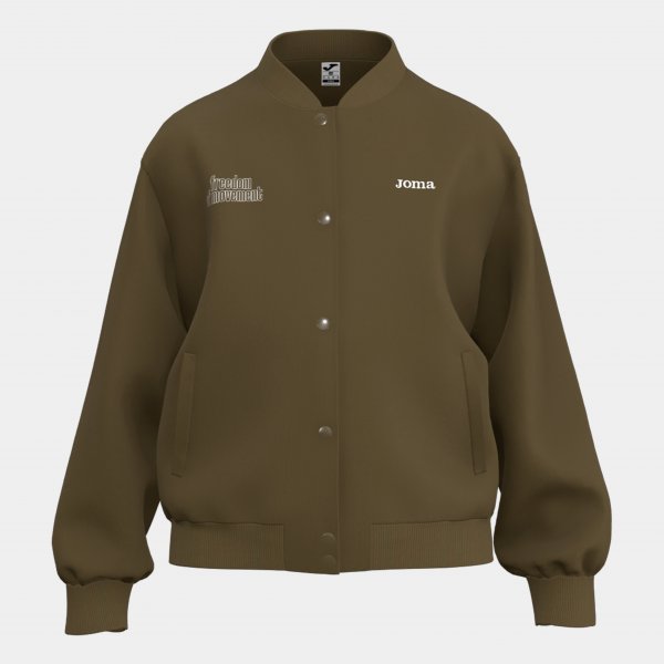 Zgornji del JOMA KIDS FULL ZIP SWEATSHIRT rjava