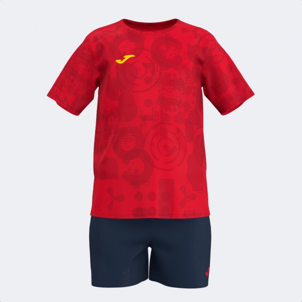 Košarkarski komplet JOMA KIDS SET rdeča