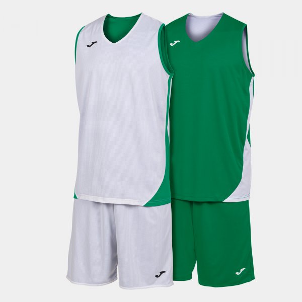Košarkarski komplet KANSAS TWO-PIECE SET zelena črna