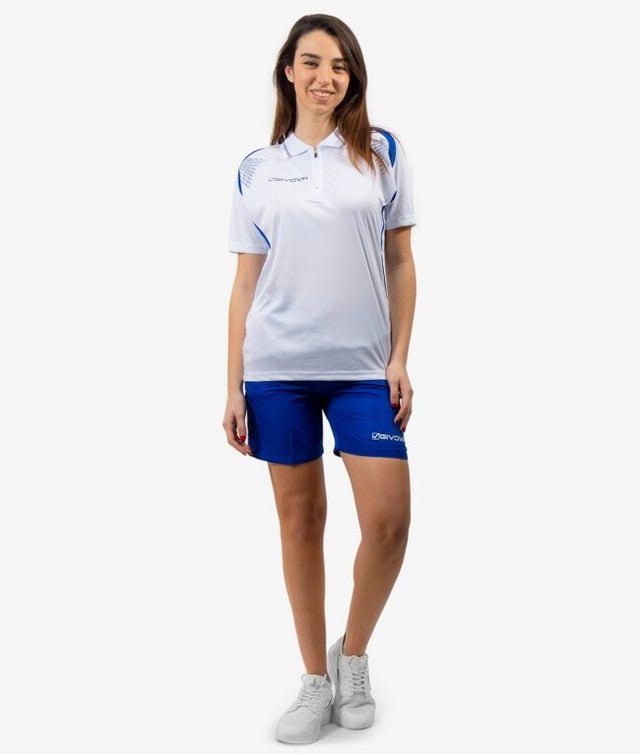 Dres KIT EASY bela-azurno modra