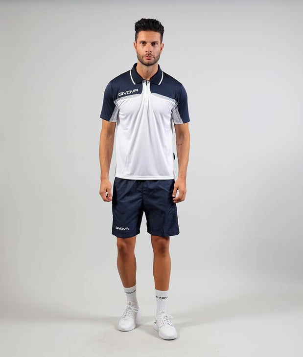 Dres KIT FAST bela-modra