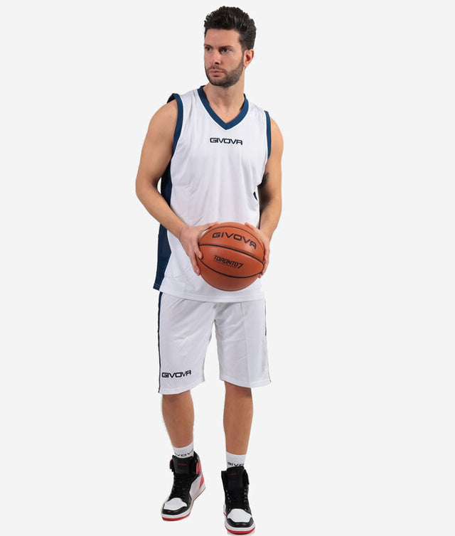 Košarkarski komplet KIT POWER bela-modra