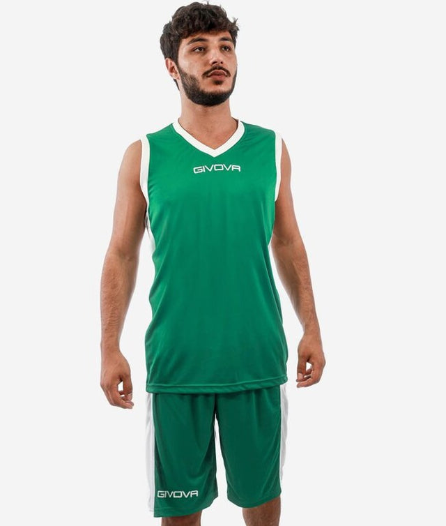Košarkarski komplet KIT POWER zelena-bela
