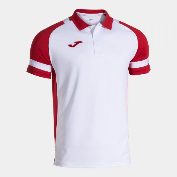 Polo majica LIDER SHORT SLEEVE POLO bela rdeče