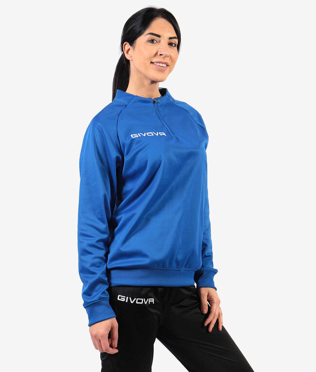 MAGLIA POLARFLEECE TECNICA (HALF ZIP) 500 AZZURRO
