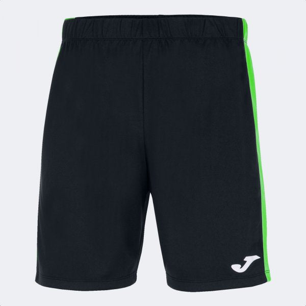 Nogometne kratke hlače MAXI SHORT črno fluo zelena