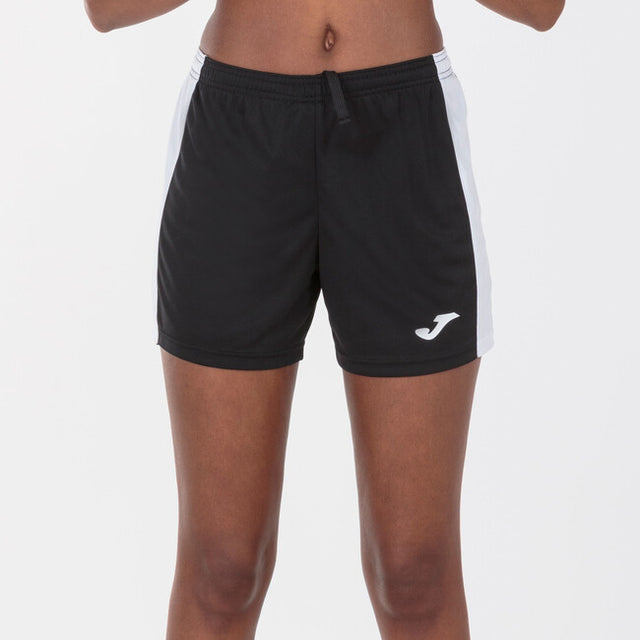 Ženske nogometne kratke hlače MAXI SHORT črno bela