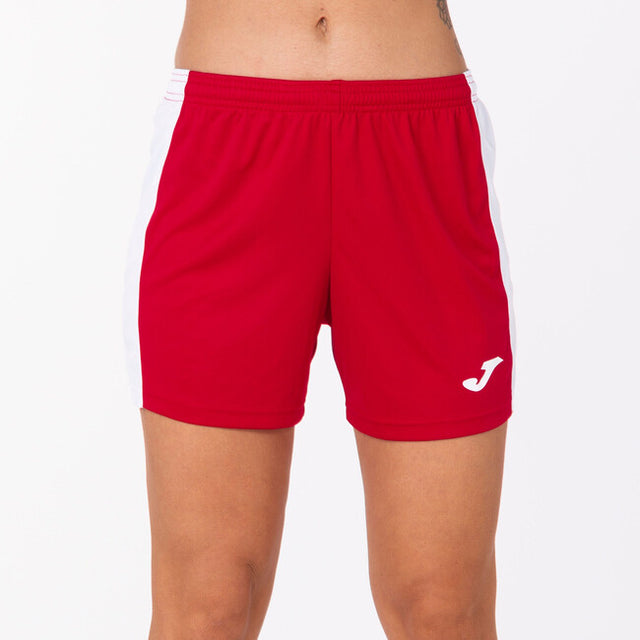 Ženske nogometne kratke hlače MAXI SHORT rdeča bela