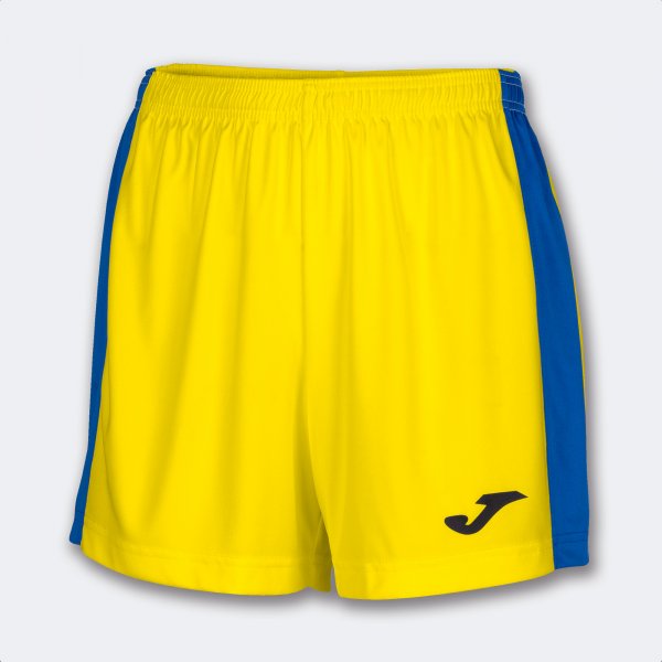 Ženske nogometne kratke hlače MAXI SHORT rumeno azurna