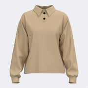 Ženske polo majica MIMETIC LONG SLEEVE POLO bež