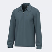 Polo majica MIMETIC LONG SLEEVE POLO modra - siva