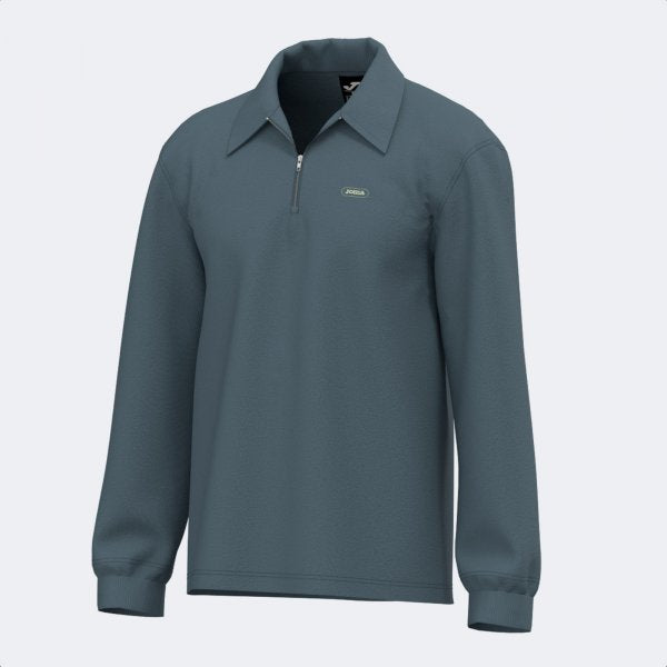 Polo majica MIMETIC LONG SLEEVE POLO modra - siva