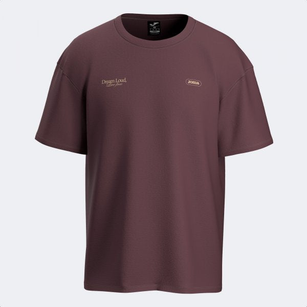 Polo majica MIMETIC SHORT SLEEVE T-SHIRT DARK RED WINE