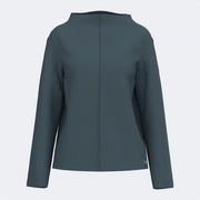 Ženska zgornji del MIMETIC SWEATSHIRT modra - siva
