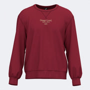 Zgornji del MIMETIC SWEATSHIRT DARK RED WINE