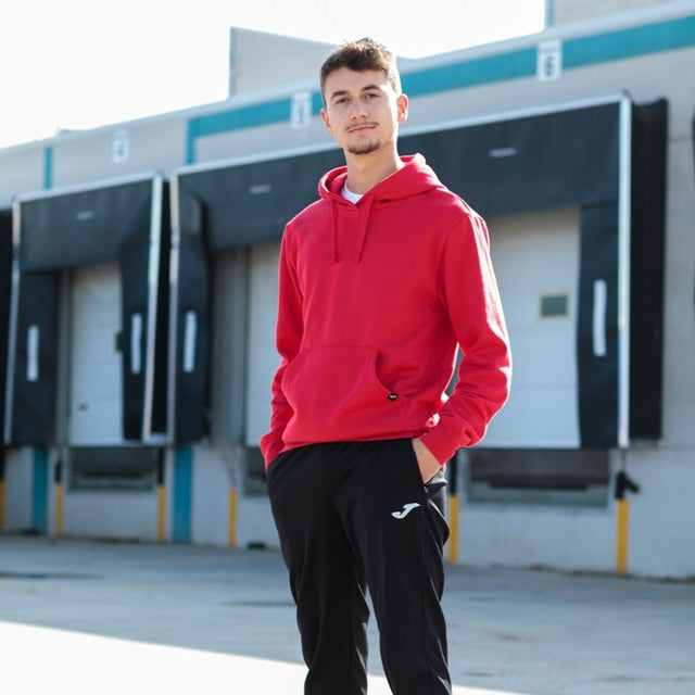 Zgornji del s kapuco MONTANA HOODIE rdeča