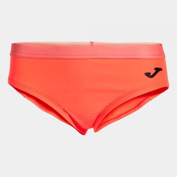 Ženske tekaške kratke hlače OLIMPIA II COMPETITION WOMEN'S UNDERWEAR fluorescentno koralna rdeča