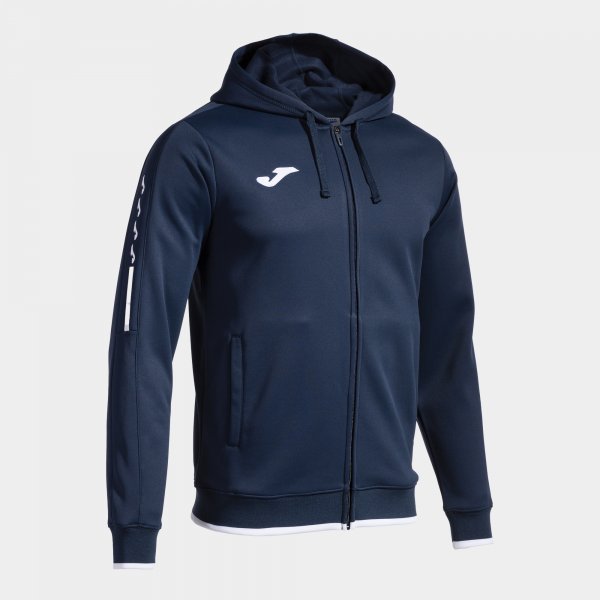 Zgornji del s kapuco OLIMPIADA ZIP-UP HOODIE mornarsko modra
