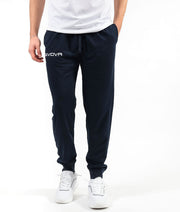 PANTA COTONE KING LOGO SMALL BLU