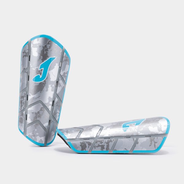 Ščitniki PANTHER SHIN GUARDS SILVER FLUOR TURQUOISE SILVER