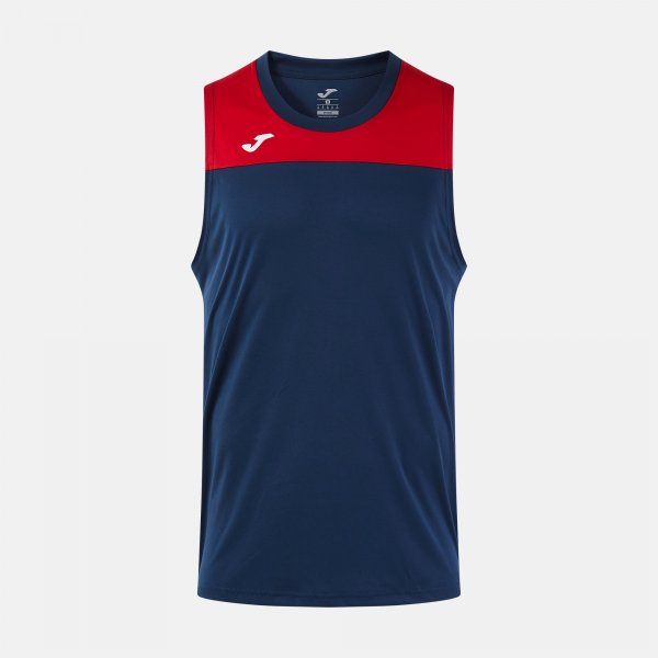 Odbojkarski dres PHOENIX III SLEEVELESS SHIRT mornarsko modra rdeča