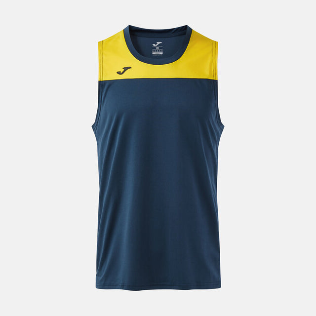 Odbojkarski dres PHOENIX III SLEEVELESS SHIRT mornarsko modra rumena