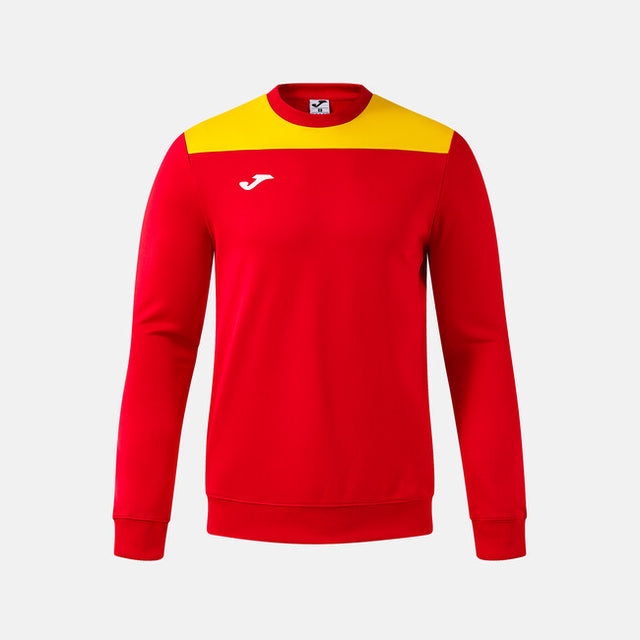 Zgornji del PHOENIX III SWEATSHIRT rdeča rumena