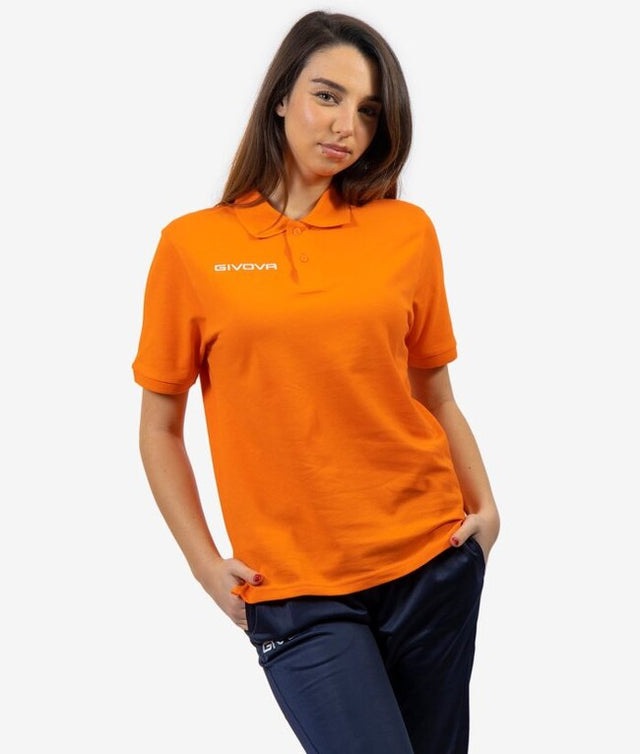 Polo majica POLO COTONE PIQUET SUMMER oranžna