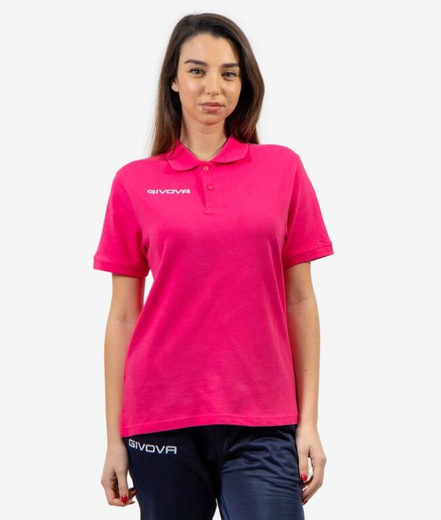 Polo majica POLO COTONE PIQUET SUMMER živo rožnata
