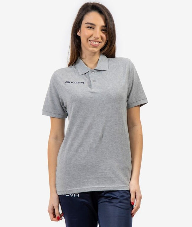Polo majica POLO COTONE PIQUET SUMMER svetlo melanž siva