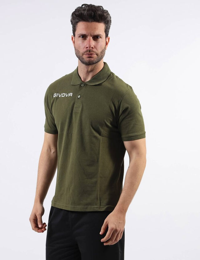 Polo majica POLO COTONE PIQUET SUMMER vojaško zelena
