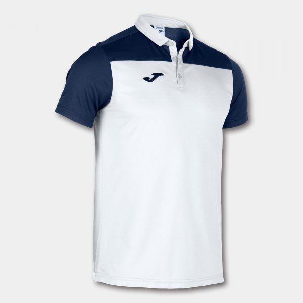 COMBI POLO SHIRT WHITE-NAVY S/S WHITE-NAVY