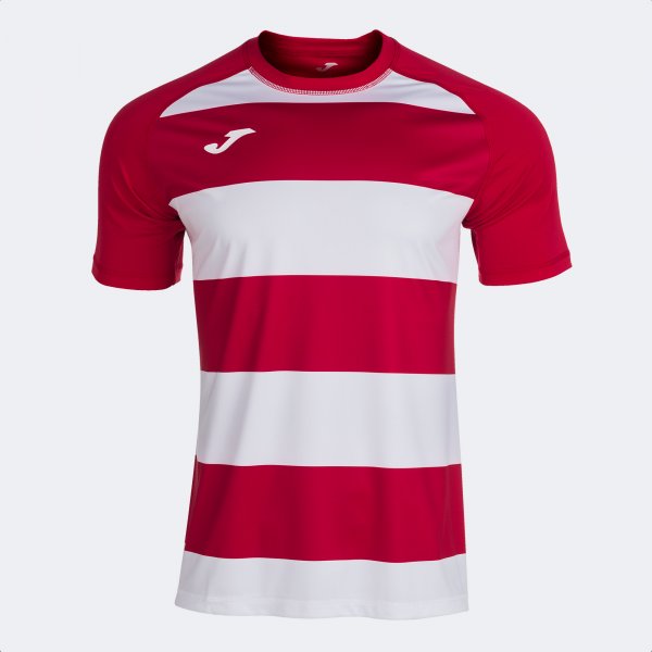 Ragbi dres T-SHIRT PRORUGBY II SHORT SLEEVE rdeča bela