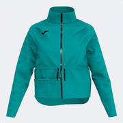 Ženska dežna jakna R-CITY RAINCOAT cian