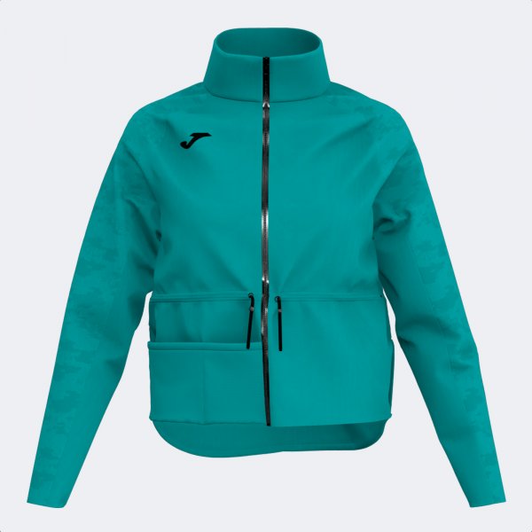 Ženska dežna jakna R-CITY RAINCOAT cian