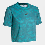 Ženske majica R-CITY SHORT SLEEVE T-SHIRT cian