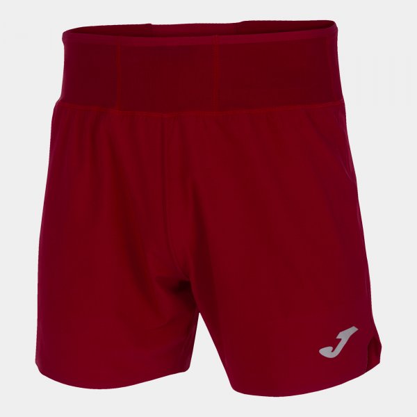 Tekaške kratke hlače R-COMBI TRAIL MICRO SHORTS vinsko rdeča