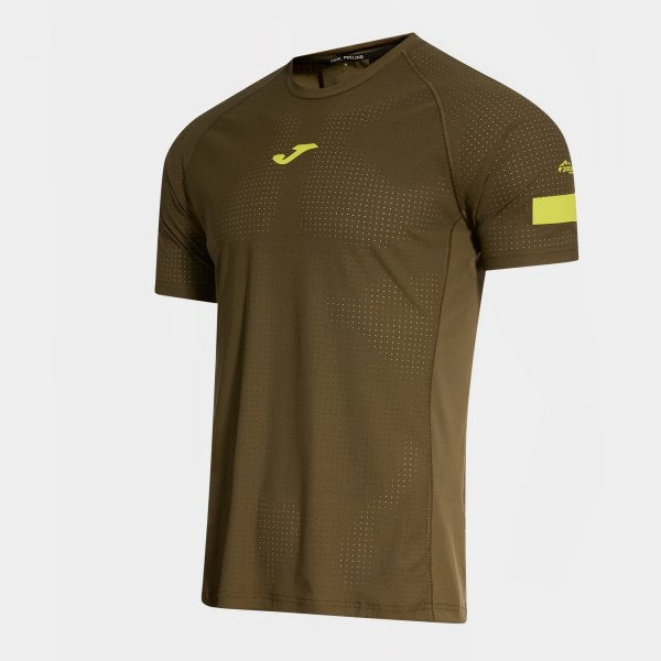 Polo majica R-TRAIL NATURE SHORT SLEEVE T-SHIRT rjava