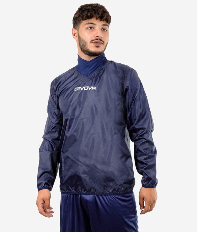 RAIN JACKET COLLO COSTINA BLU
