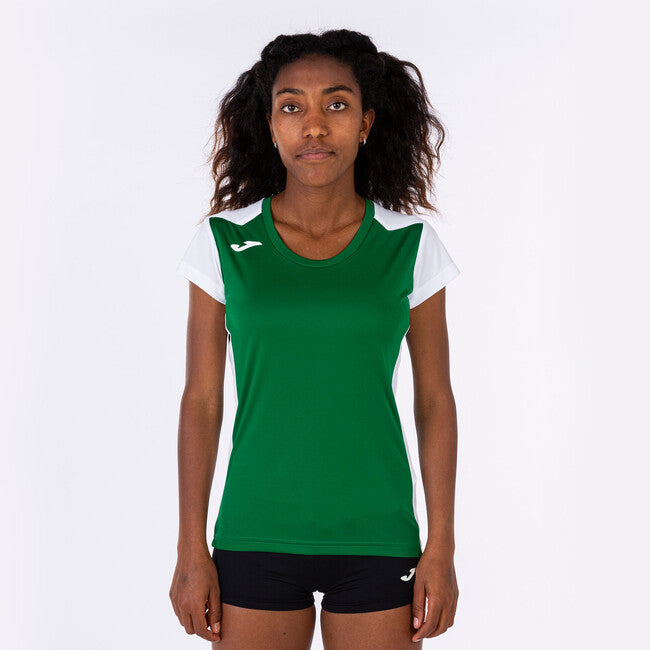 T-SHIRT RECORD II GREEN-WHITE
