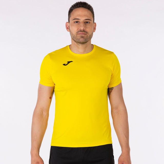 Tekaška majica RECORD II SHORT SLEEVE T-SHIRT rumena