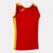 T-SHIRT RECORD II RED-YELLOW