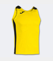 T-SHIRT RECORD II YELLOW-BLACK