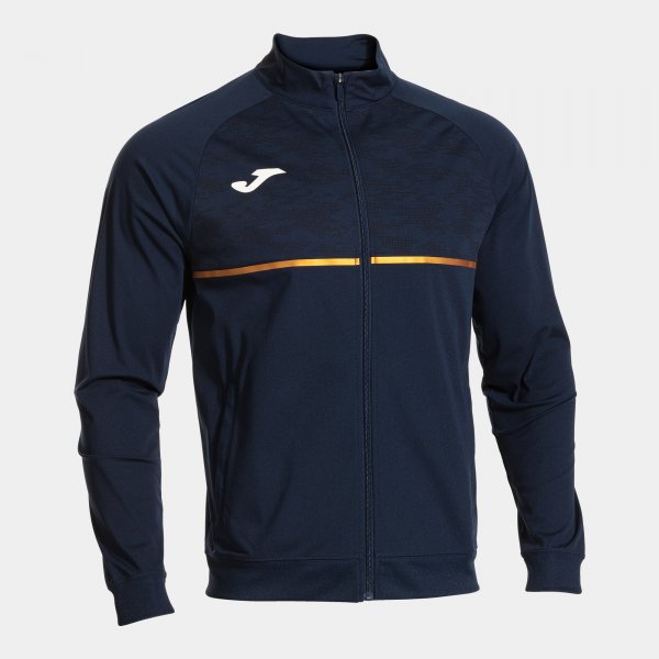 Zgornji del z zadrgo RECORD III FULL ZIP SWEATSHIRT mornarsko modra