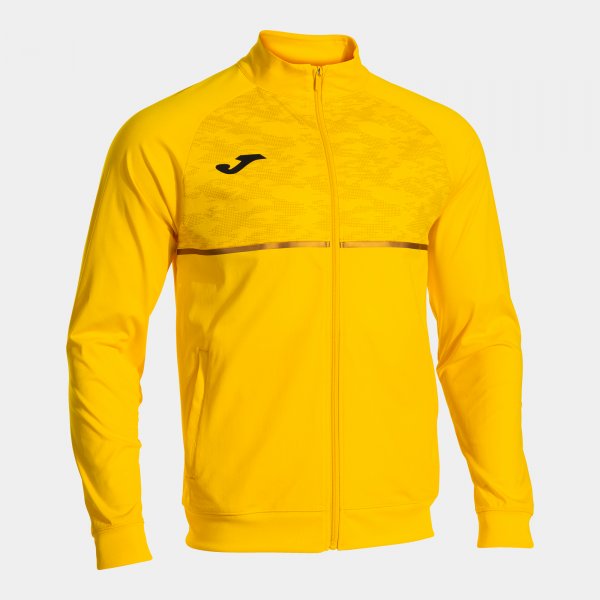 Zgornji del z zadrgo RECORD III FULL ZIP SWEATSHIRT rumena